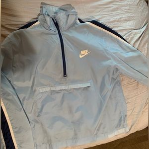 Vintage Light Blue Nike Windbreaker